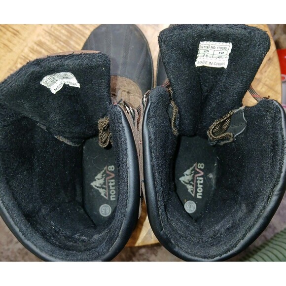 Norti V8 Mens Winter Snow Boots Slip Resistant Outdoor Waterproof Work Sz 8.5 - Picture 12 of 13